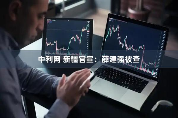 中利网 新疆官宣：薛建强被查